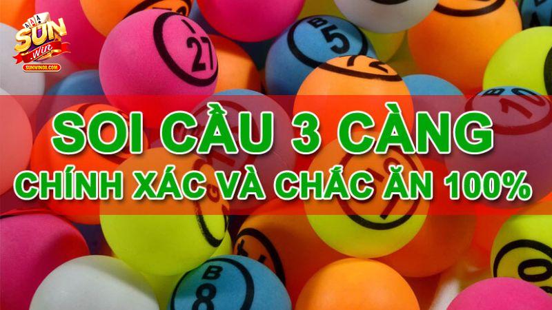 Phương pháp soi cầu 3 càng mb cho người mới