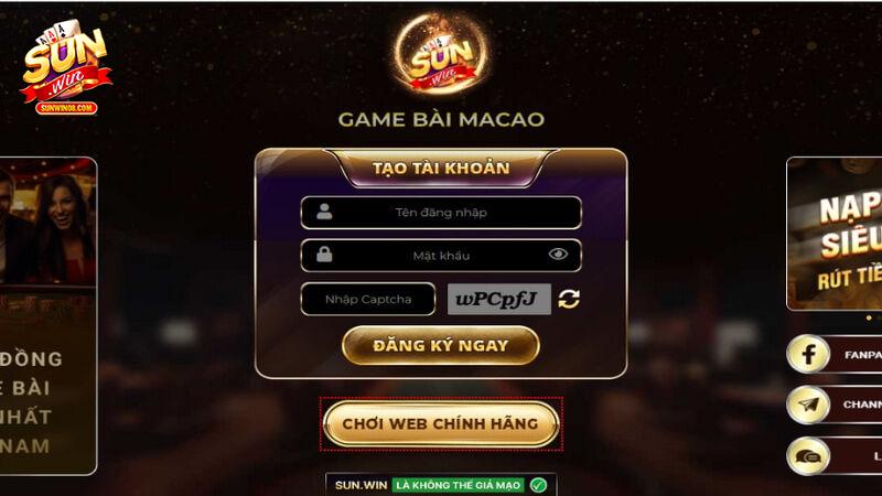 Cách tạo tài khoản Sunwin chơi game nổ hũ uy tín dễ dàng
