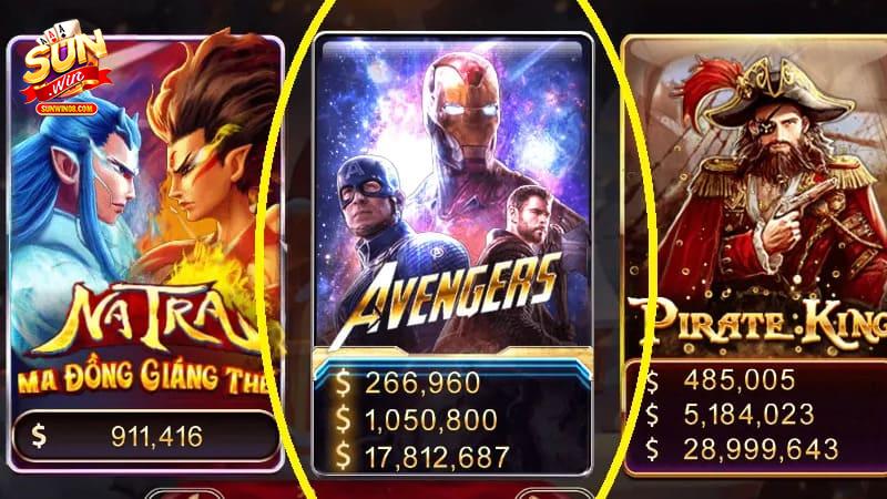 Giới thiệu game nổ hũ Avengers