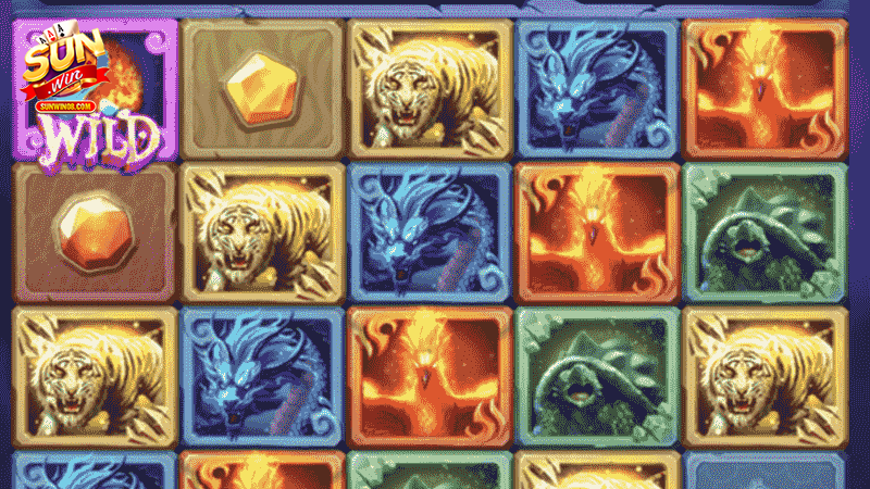Luật chơi game slot đổi thưởng Thần thú cực đơn giản và dễ hiểu