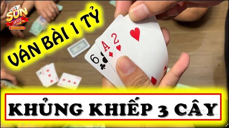 Mẹo bịp 3 cây trong ván bài 1 tỷ