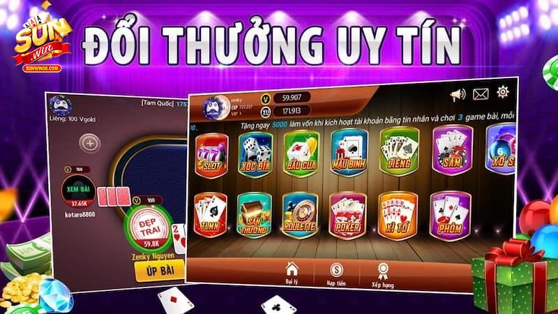 Top game bài đổi thưởng uy tín